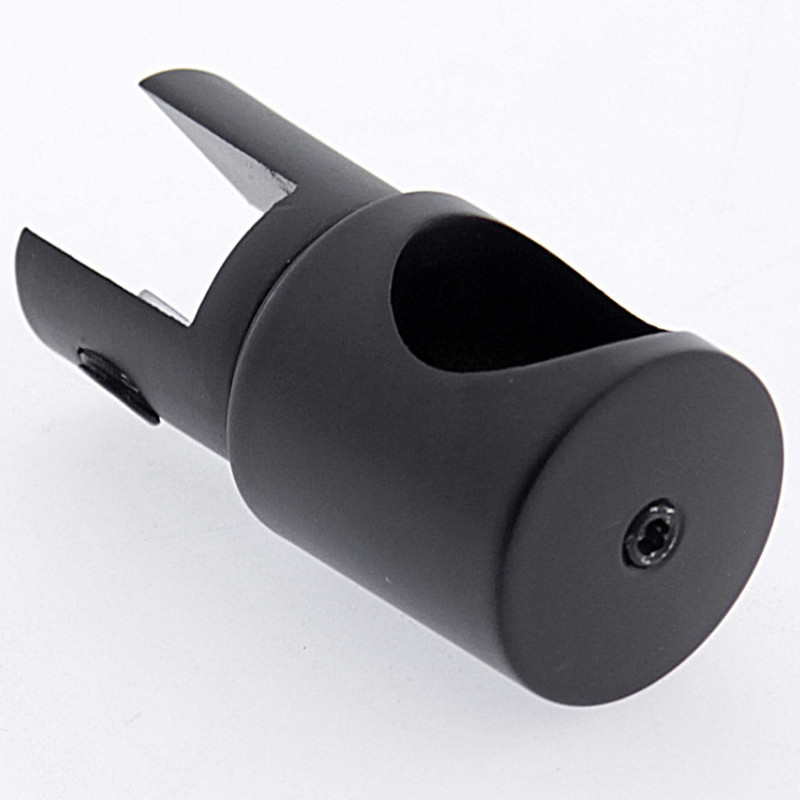 Кріплення для скла (скло-труба) Ø 19 мм. (КН 11) Чорний