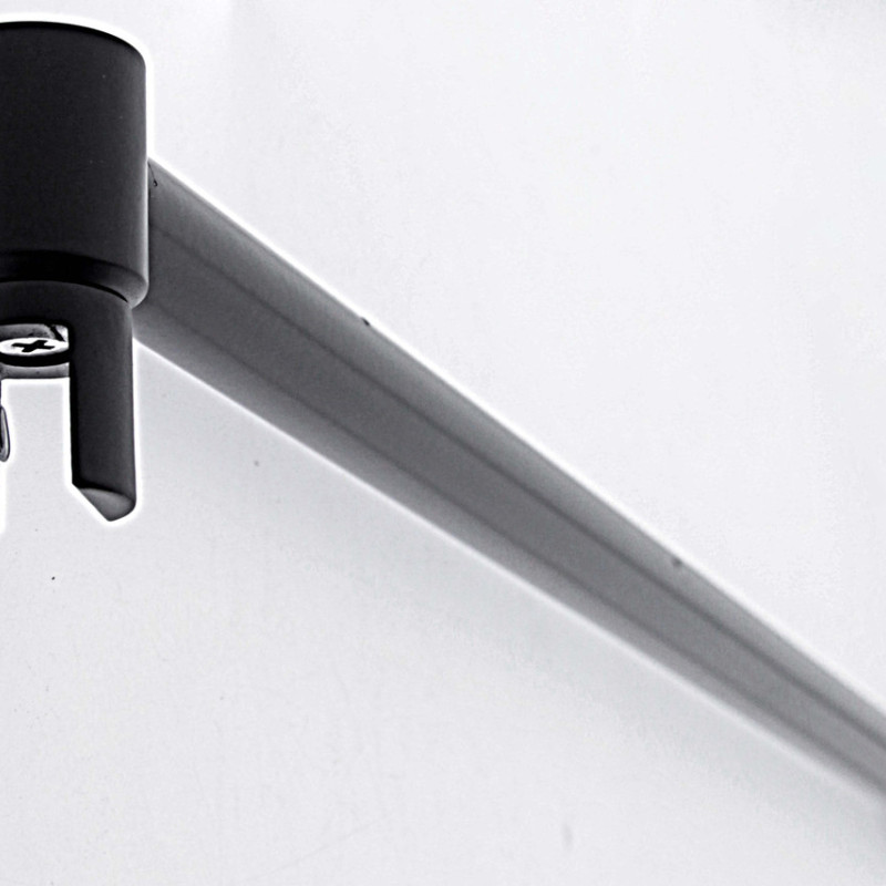 Кріплення для скла (скло-труба) Ø 19 мм. (КН 11) Чорний