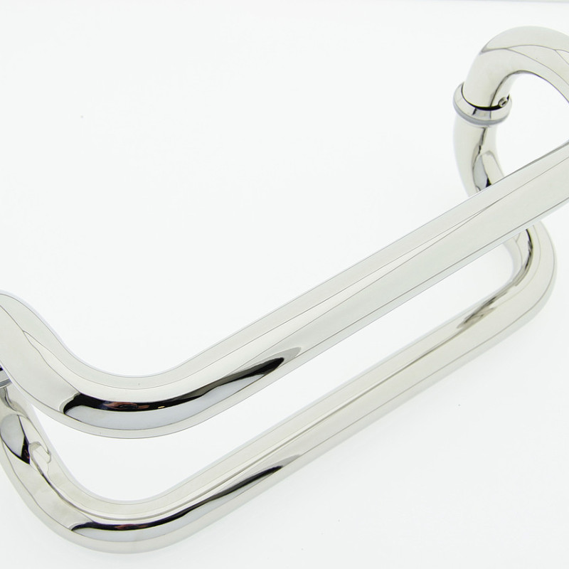 Ручка для скляних дверей ( НЛ015 ) 300 мм Нержавіюча сталь