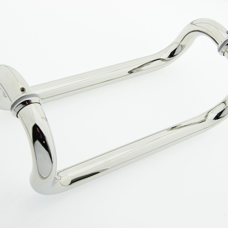 Ручка для скляних дверей ( НЛ015 ) 300 мм Нержавіюча сталь