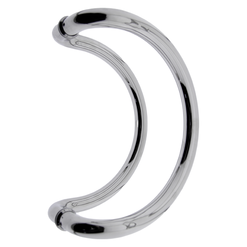 Ручка для скляних дверей ( НЛ014 ) полірована нержавіюча сталь Ø25 мм, 275мм