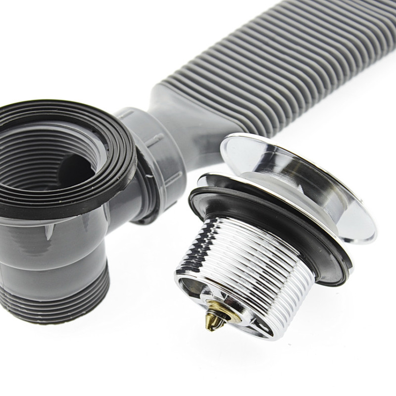 Сифон для ванної з переливом (ПАС 065)