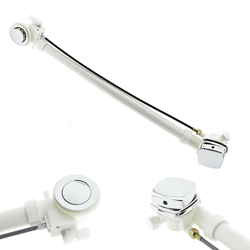 Сифон для ванни з переливом ( ПАС 01 )