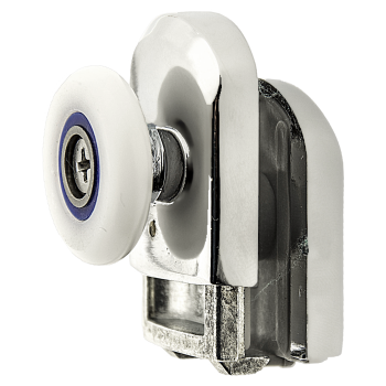 Ролики для душової кабіни нижні ,нажимні, хромований, одинарний, (В-615 А) 26 мм