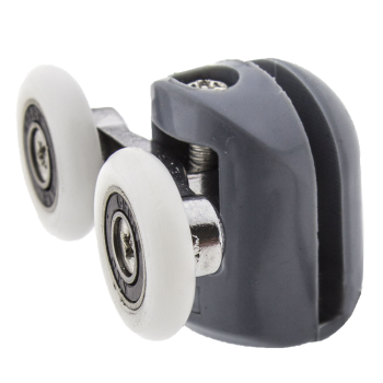 Ролики для душової кабіни подвійні верхні сірі ( В-43 С ) 19 мм.