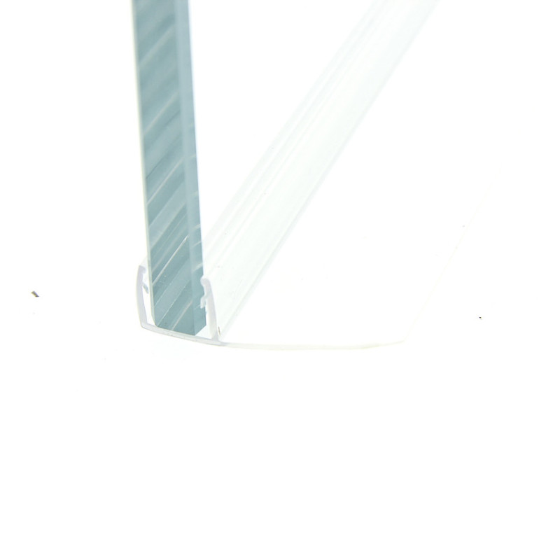 Ущільнювач для душових кабін, боковий довжина 2 м. Вія 25 мм. 10 мм.