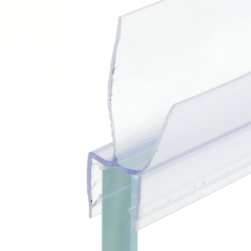 Ущільнювач для душової кабіни, нижній (ФС06CC КЛ) прозорий 8 мм.