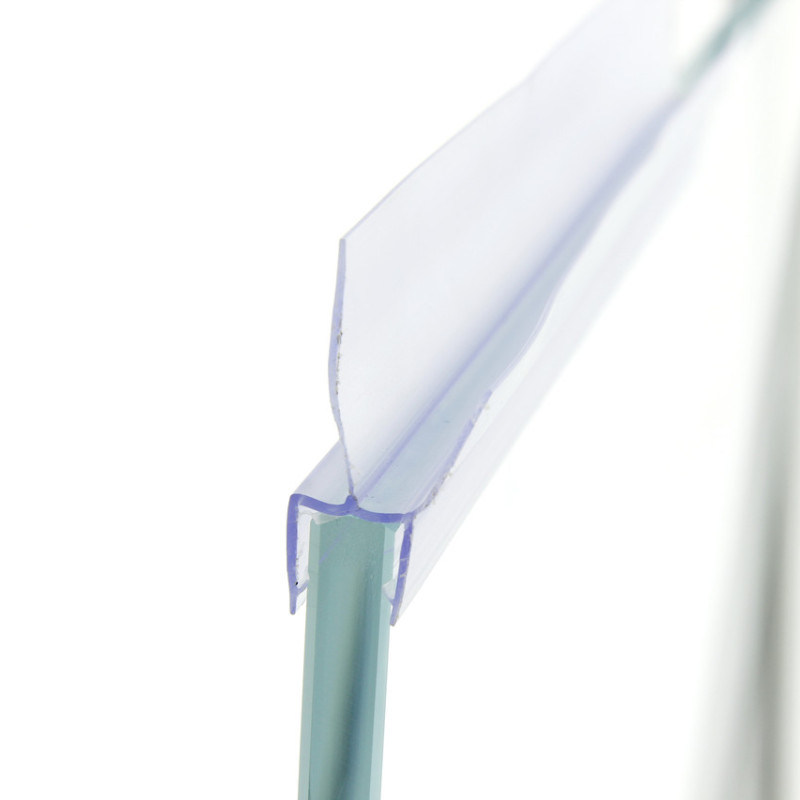 Ущільнювач для душової кабіни, нижній (ФС06CC КЛ) прозорий 8 мм.