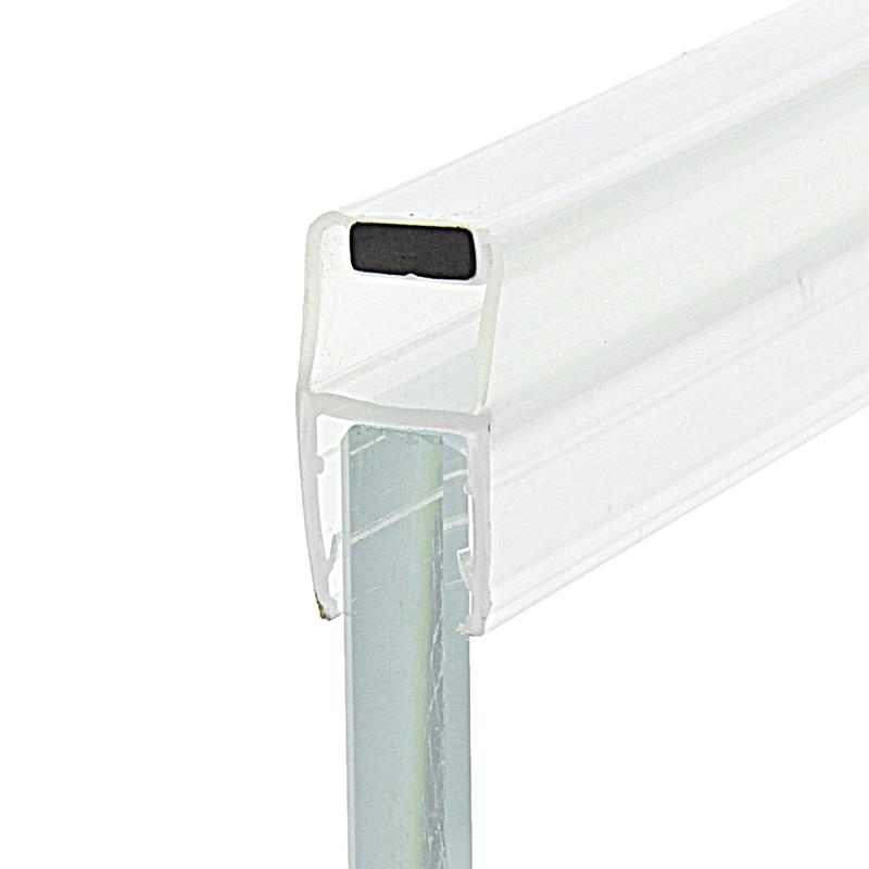 Магнітний ущільнювач для душової кабіни, прямий ( МС ПР ) довжиною 2 м 8 мм.