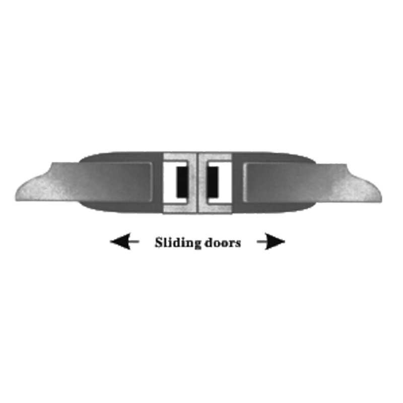 Магнітний ущільнювач для душової кабіни, прямий ( МС ПР ) довжиною 2 м 8 мм.