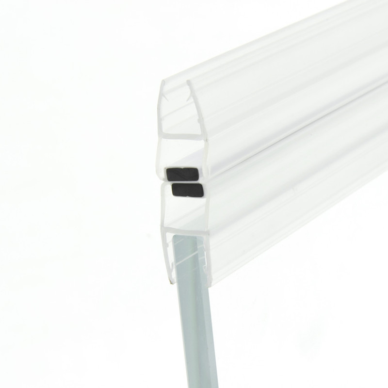 Магнітний ущільнювач для душової кабіни, прямий ( МС ПР ) довжиною 2 м 10 мм