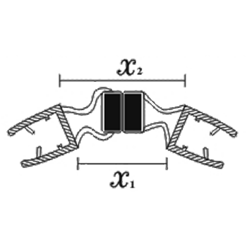 Магнітний ущільнювач для душової кабіни, плавальний, прозорий (МСФ КЛ) завдовжки 2 м 10 мм.