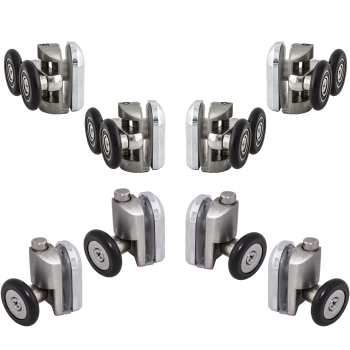 Ролики для душових кабін, з неіржавкої сталі. Комплект (Н43АС)