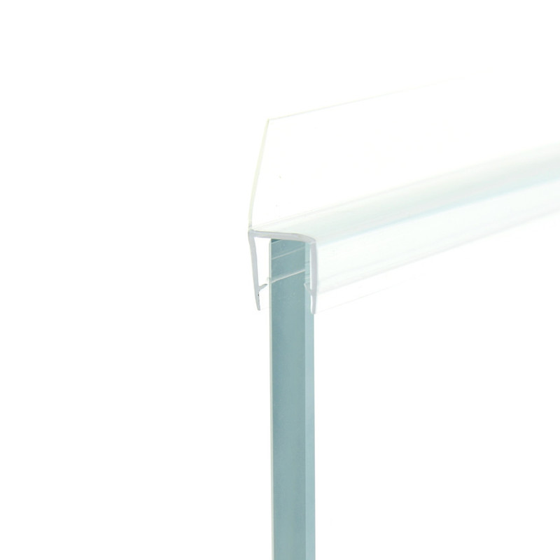 Ущільнювач для душової кабіни (ФС03 КЛ) завдовжки 2.2 м, прозорий 10 мм.