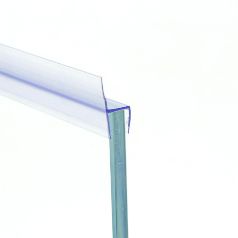 Ущільнювач для скла, (ФС03А) жорстка вії. 8 мм.