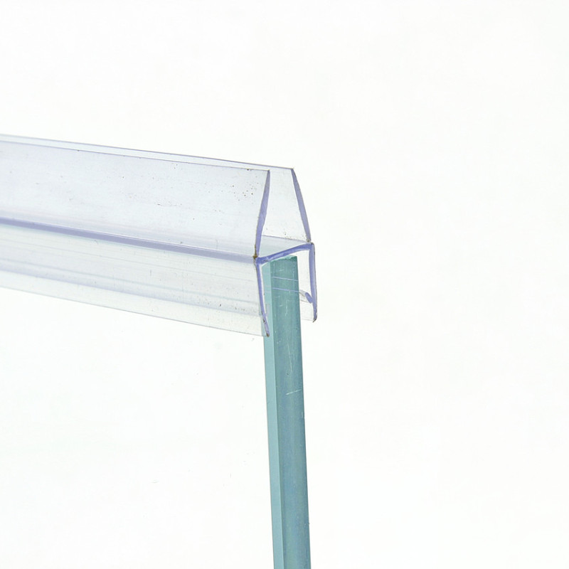 Ущільнювач для скляних дверей  (ФС03С) Н-подібний 10 мм.