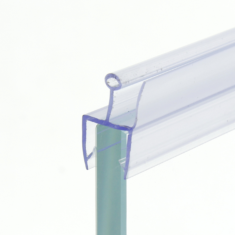 Ущільнювач для дверей душової кабіни, нижній (ФС06) довжина 2 м. 8 мм.