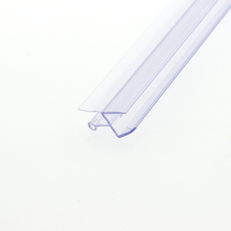 Ущільнювач для дверей душової кабіни, нижній (ФС06) довжина 2 м. 8 мм.