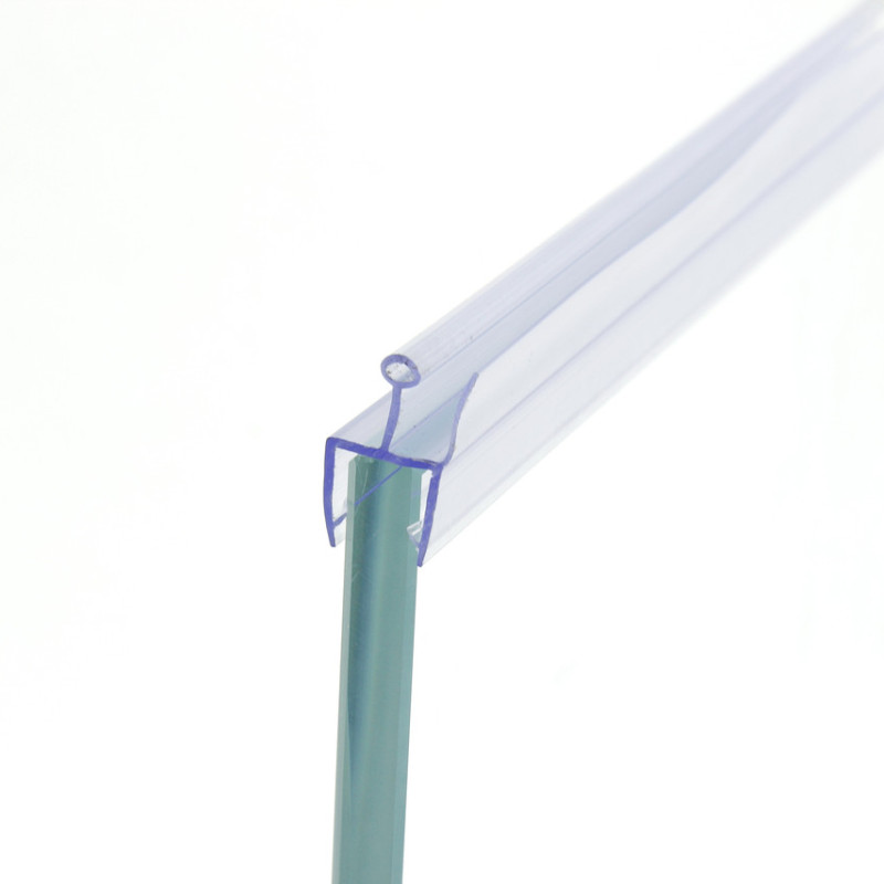 Ущільнювач для дверей душової кабіни, нижній (ФС06) довжина 2 м. 10 мм.