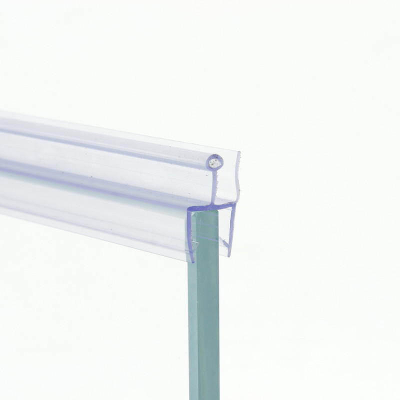 Ущільнювач для дверей душової кабіни, нижній (ФС06) довжина 2 м. 10 мм.