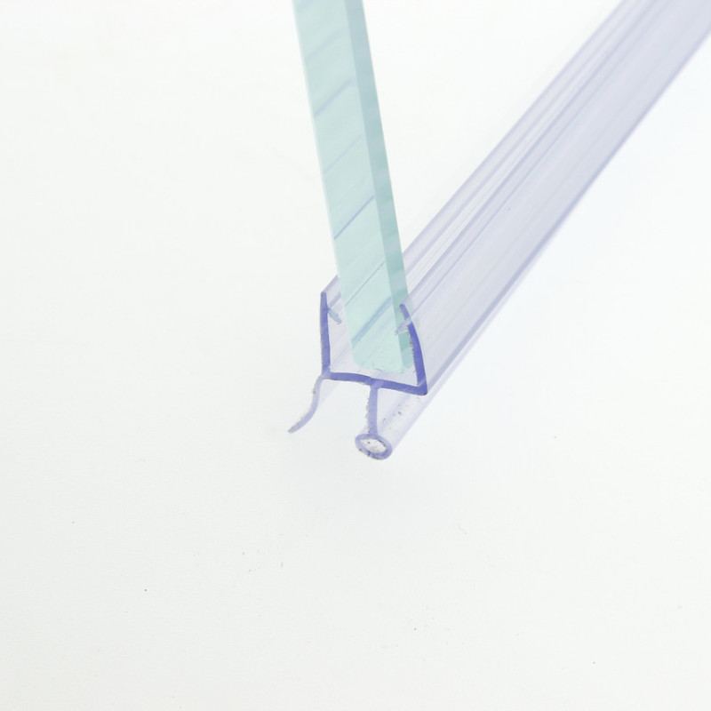 Ущільнювач для дверей душової кабіни, нижній (ФС06) довжина 2 м. 10 мм.