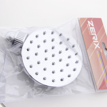 Верхній душ на шарнірі діаметром 100 мм. Хром, пластик