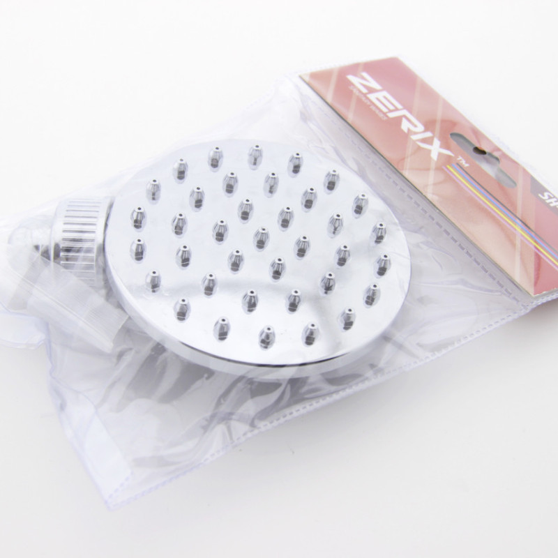 Верхній душ на шарнірі діаметром 100 мм. Хром, пластик