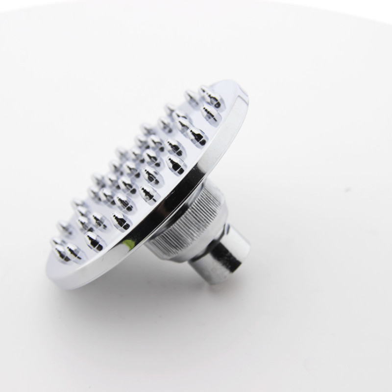 Верхній душ на шарнірі діаметром 100 мм. Хром, пластик