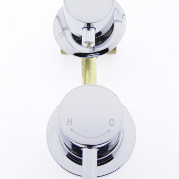 Змішувач для душової кабіни ( Г-2\12 ) на два положення під гайку у стійку душової кабіни