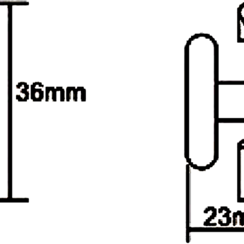 Ролик для душової кабіни нижній, хромований, одинарний, (В-902 А) 26 мм.