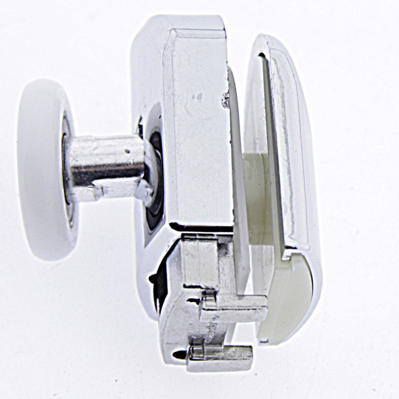 Ролик для душової кабіни нижній, хромований, одинарний, (В-902 А) 26 мм.