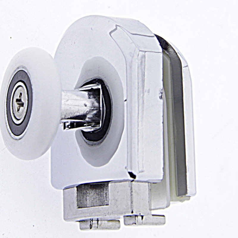 Ролик для душової кабіни нижній, хромований, одинарний, (В-902 А) 26 мм.