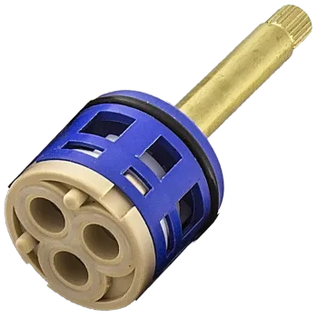 Картридж для змішувача душової кабіни, на три (3) положення 33 мм діаметром і 50 мм довжиною штока (К33\3\50)