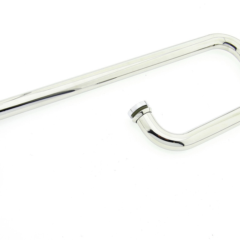 Ручка для скляних дверей, три отвори в склі ( Н-645) Метал 450х250