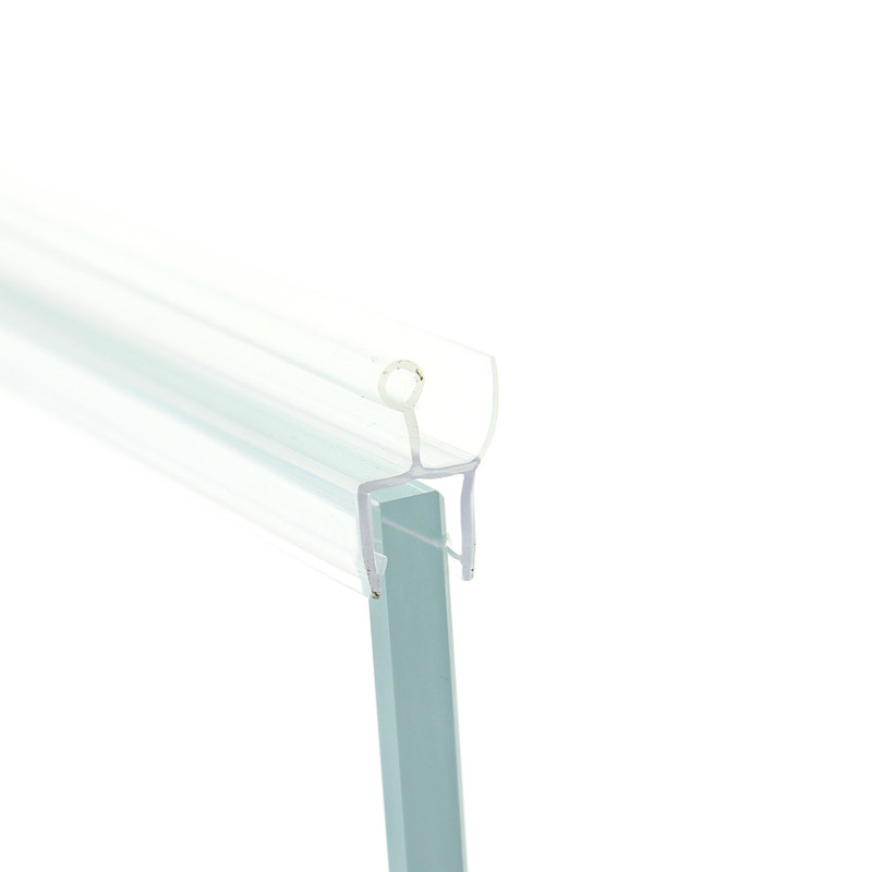 Ущільнювач для дверей душової кабіни, прозорий (ФС0608 22 КЛ) довжина 2,2 м.