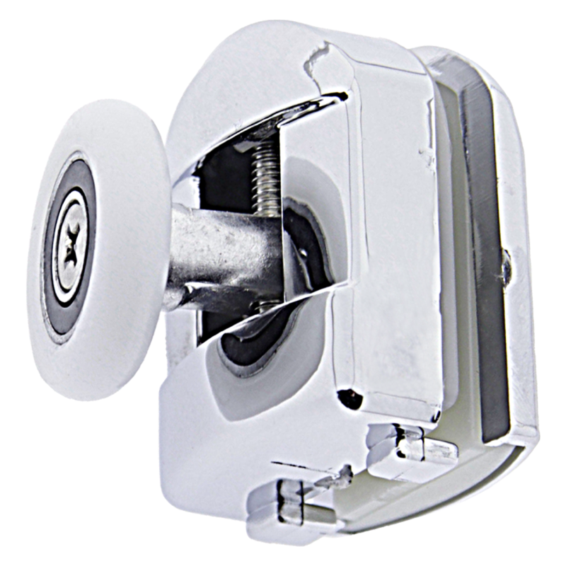 Ролики для душової кабины верхний, хромированный, одинарный, (В-902 В) 23 мм.