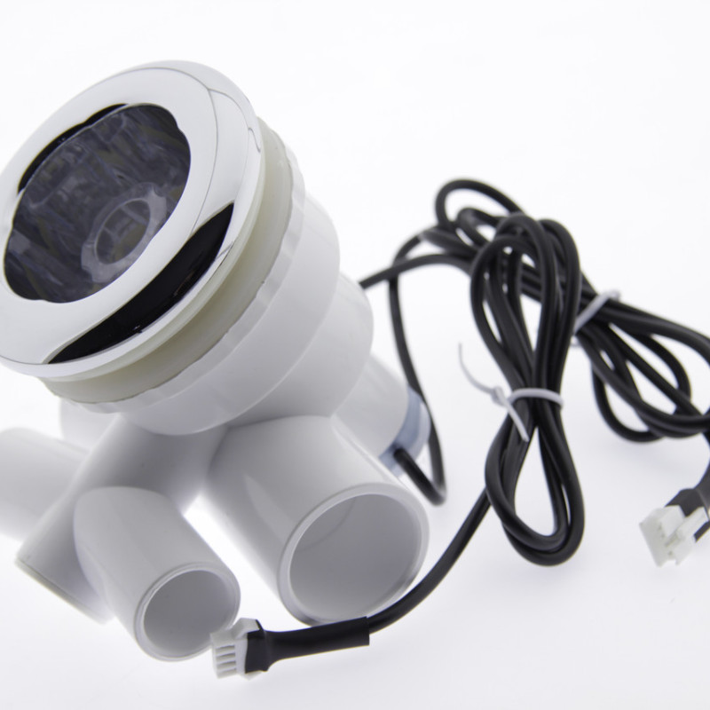 Форсунки для гідромасажної ванни з підсвіткою води в комплекті з кнопкою та блоком живлення ( ЛАЖ01 СИС )