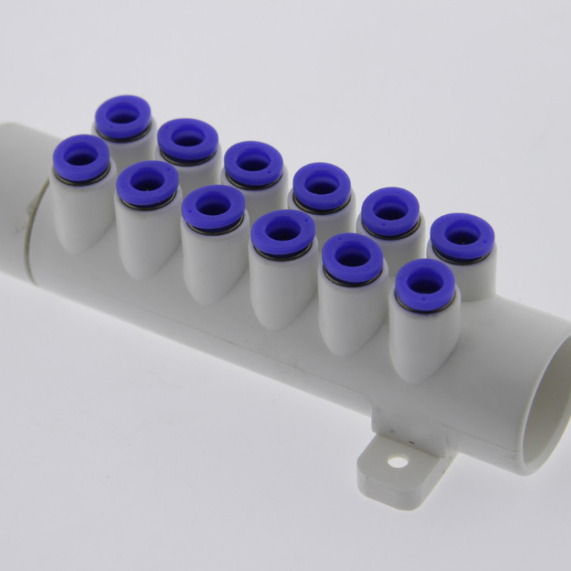 Колектор для шланг 8 мм. з системою быстрого разьеднання, на 12 пыдключень, підключення 32 мм. ( АМ 05 )