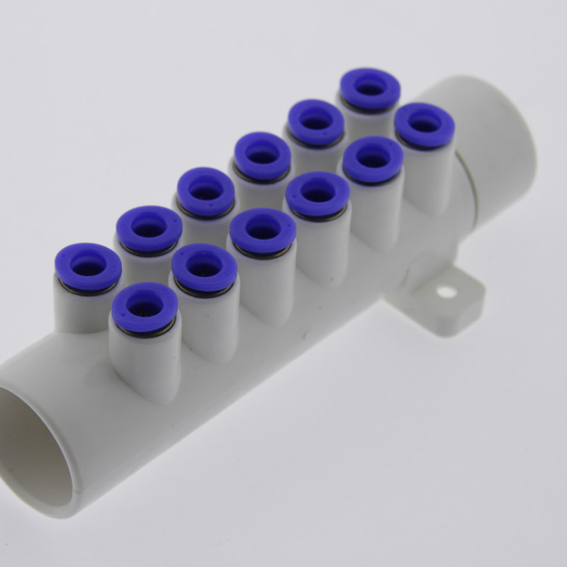 Колектор для шланг 8 мм. з системою быстрого разьеднання, на 12 пыдключень, підключення 32 мм. ( АМ 05 )