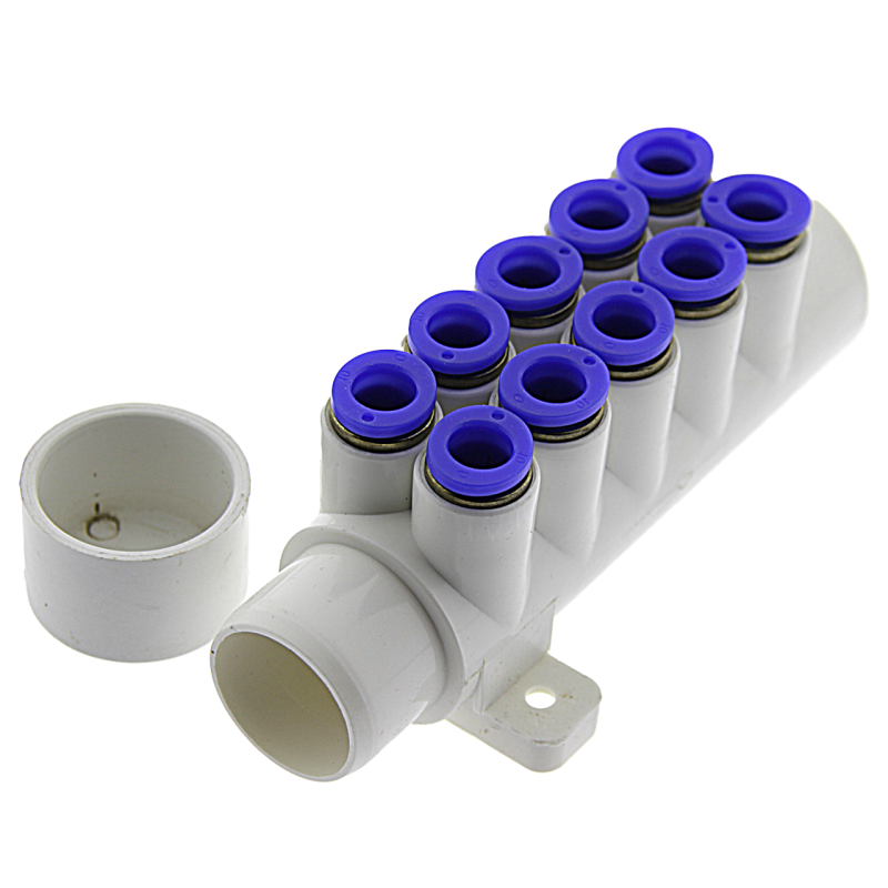 Колектор для шланг 8 мм. з системою быстрого разьеднання, на 12 пыдключень, підключення 32 мм. ( АМ 05 )