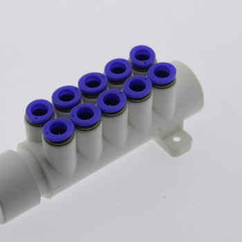 Колектор для шланг 8 мм. з системою быстрого разьеднання, на 12 пыдключень, підключення 32 мм. ( АМ 05 )