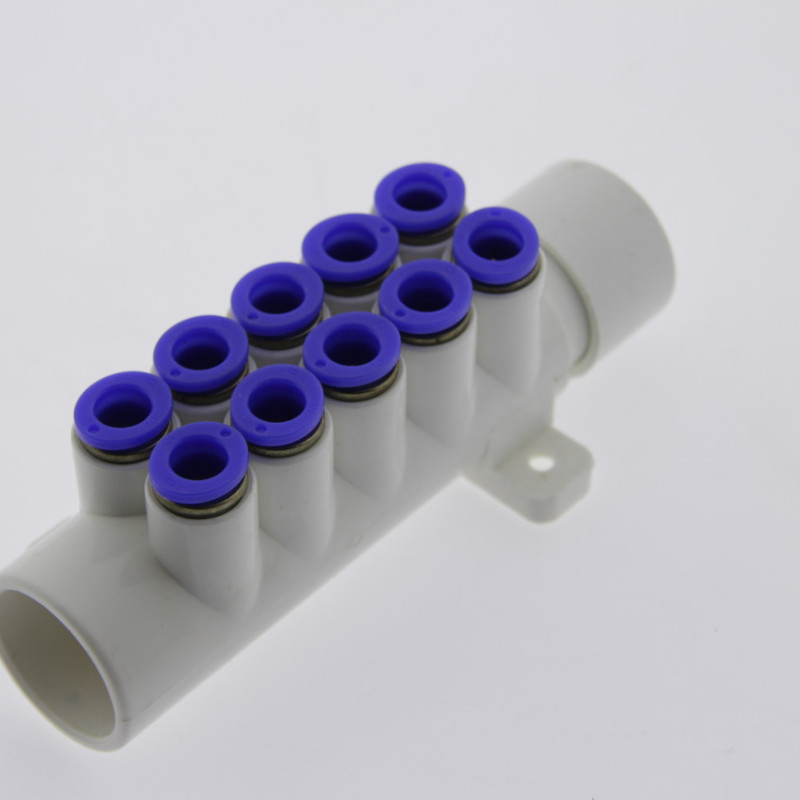 Колектор для шланг 8 мм. з системою быстрого разьеднання, на 12 пыдключень, підключення 32 мм. ( АМ 05 )