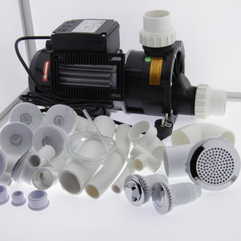 Комплект для гідромасажу на 6 форсунок з потужністю насоса 1100w (СЕТ-024 Г)