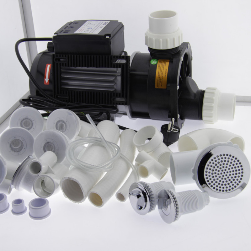 Комплект для гідромасажу на 6 форсунок з потужністю насоса 1100w (СЕТ-024 Г)