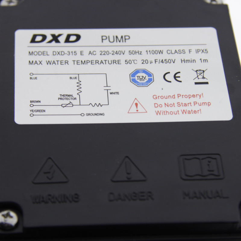 Комплект для гідромасажу на 6 форсунок з потужністю насоса 1100w (СЕТ-024 Г)