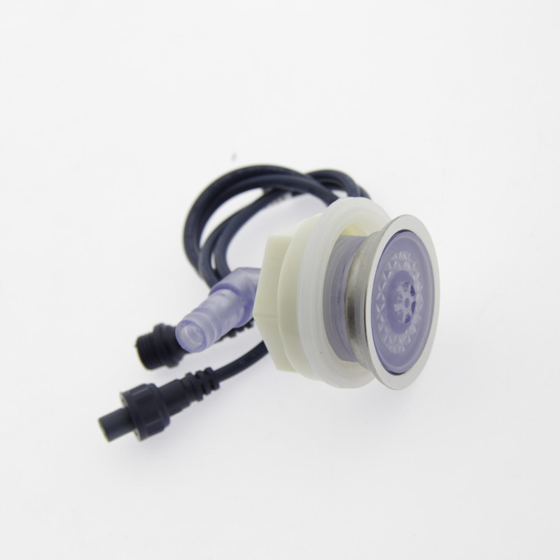 Форсунки для гідромасажної ванни з підсвіткою води (ЛАЖ04 СИС) комплект 6 шт. з кнопкою та трансформатором