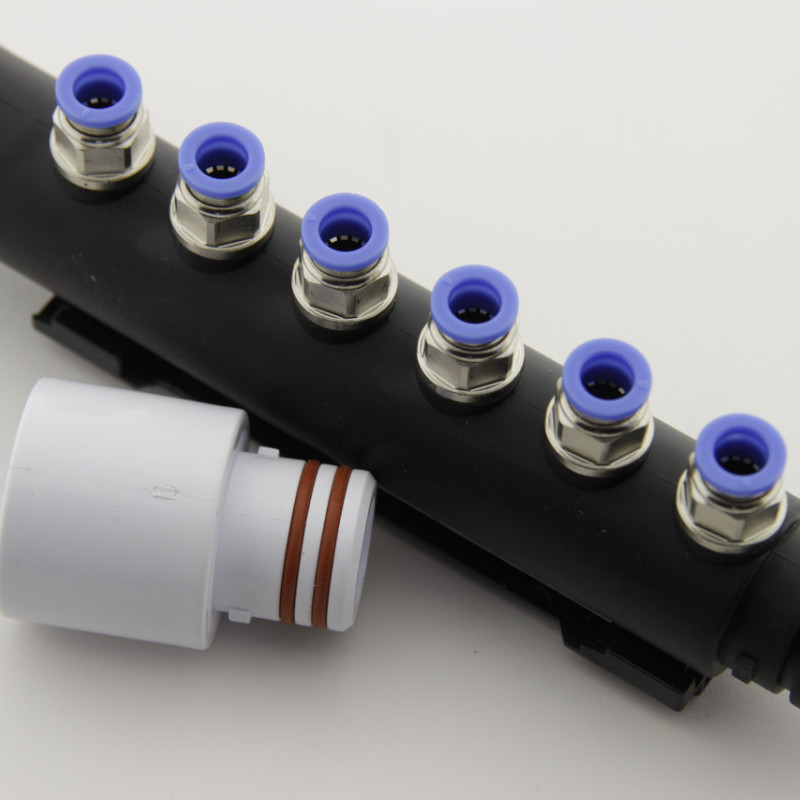 Комплект для аеромасажу на 12 пластикових форсунок з потужністю компресора 700w (СЕТ-02А)