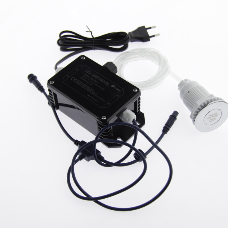 Комплект для аеромасажу на 10 пластикових форсунок з підсвіткою води (СЕТ-288АС)