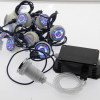 Комплект для аеромасажу на 10 пластикових форсунок з підсвіткою води (СЕТ-288АС)