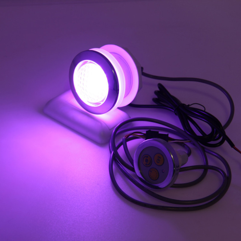 Водонепроникна лампа для басейну, гідромасажної ванни й душової кабіни (ТОПЛ01)